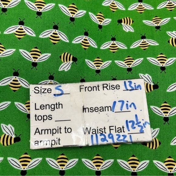 Bernie Dexter bee print pinup retro rockability pedal pusher Capri pants small - Picture 12 of 13